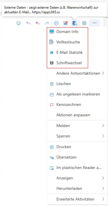 products/gwdomaininfo/screenshots/01-Integration in Outlook Web Mobile.webp